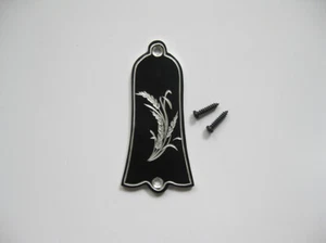 Handmade wheat ear pattern aluminum truss rod cover fits most Gibson guitars - Picture 1 of 5