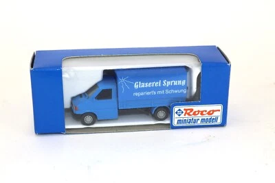 Roco Modellauto VW T4 Kabine Pritsche "Glaserei Sprung" 1429 NEU NOS OVP H0 1:87 - Bild 1 von 2