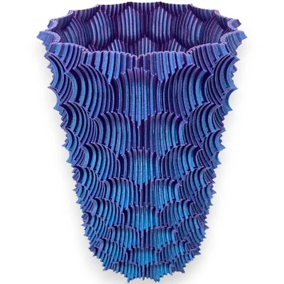 Alien Vase - Nebula Purple, Blumentopf, Übertopf, moderne Raumdekoration - Bild 1 von 4