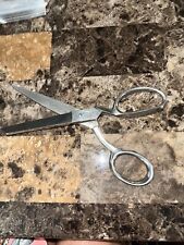 Vintage Italy 8" Tailor's & Dressmaker's Scissors / Shears Stainless Steel #9168