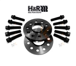 Placas de carril H&R negras 24 mm/eje trasero para BMW Serie 3 Compact E36 1994-2000 - Imagen 1 de 4