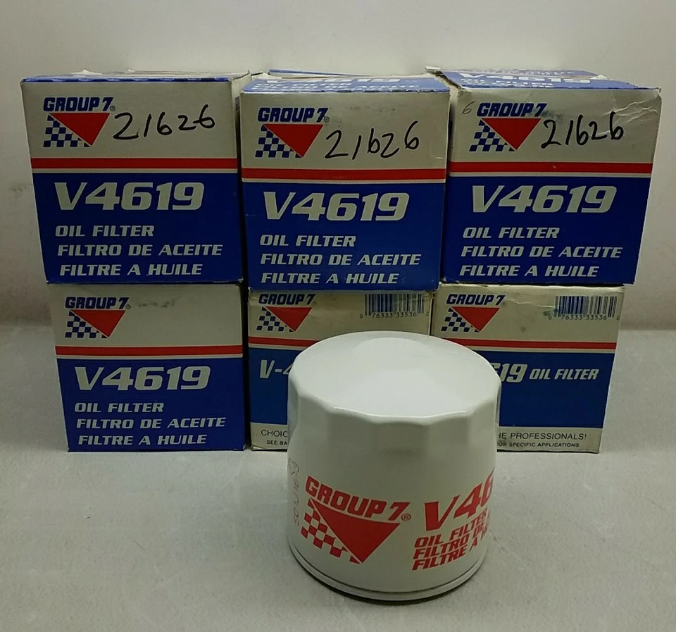 V4619 Group 7 Engine Oil Filter Quantity 12 Pieces Made In USA - Image 1 of 3