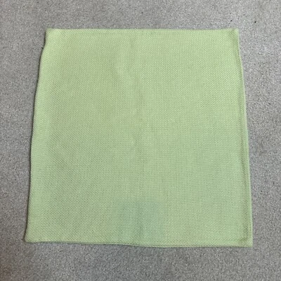 Pottery Barn Everyday Throw Pillow Cover Linen 20x20" Euro Square Light Green - Image 1 of 4