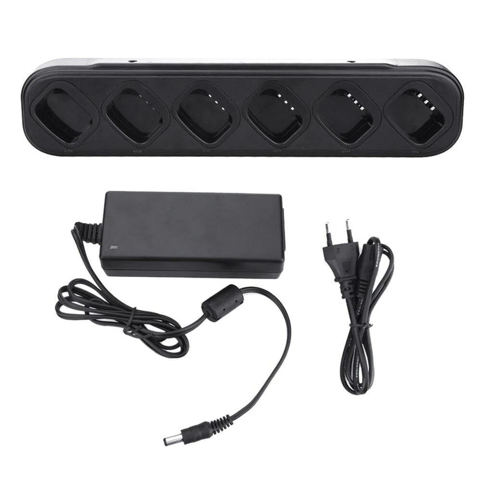BAOFENG 6 Way Desk Charger for  UV-5R PLUS BF-F8 UV-5X3 UV-5RTP Radios - Image 1 of 4