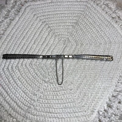 Винтажный серебристого тона герцогиня 1/20 10KGF верхний запястье расширяемый ремешок для часов новый из старых запасов - Изображение 1 из 4