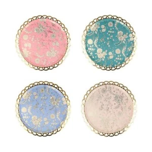 Spring Summer English Garden Lace Side Party Plates (8 Pack) - Picture 1 of 5