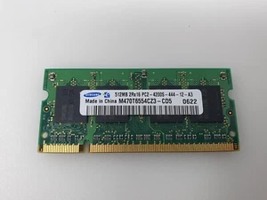 Dell Inspiron 1300 PP21L RAM Memory 512MB PC2-4200S Samsung M470T6554CZ3-CD5 - Picture 1 of 9