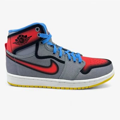 Tênis Jordan 1 Retro KO Hi RRTG Stealth Sunburst University Azul Branco Masculino - Imagem 1 de 4