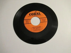 Paul Whiteman: Whispering / You're Driving Me Crazy / 45 Rpm 1954 Coral - Imagen 1 de 2