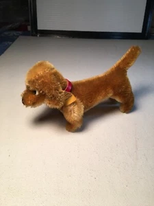 Steiff Hexie Dachsund perro con etiqueta y botón, 6". De colección década de 1970 - Imagen 1 de 8