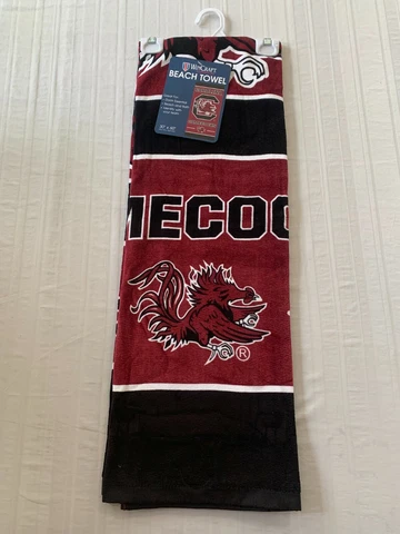 South Carolina Gamecocks NCAA 30" x 60" Beach Towel McArthur Brand New Cover