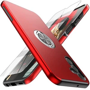 Funda Cober Carcasa Case Protector Rojo De Mujer Para Samsung Galaxy A35 5G - Picture 1 of 7