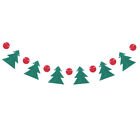 2. Drapeau de Noël guirlandes décoration arbre pastèque