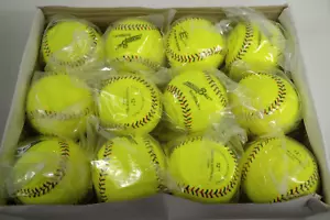 Easton IncrediBall Softstitch Training Softball 12" (New x12) Yellow - Picture 1 of 4