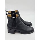 Rockport black leather tall chelsea boots womens made in brazil size 8.5