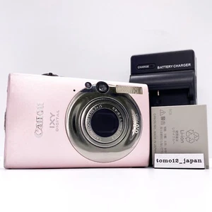 Cargador compacto para cámara digital Canon IXY DIGITAL 20 IS rosa, batería de Japón - Imagen 1 de 9