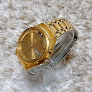 SEIKO Bell Matic 4006-6070 Gold Dial Automatic Date Watch Day Date Working Used - Picture 1 of 5