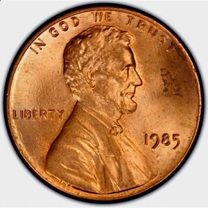 1985 P Lincoln Memorial BU Brilliant Uncirculated 1C From 🔥OBW Bank Roll🔥 - Picture 1 of 7