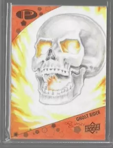 2021 UD Marvel Premier Sketch Card Ghost Rider - Rhiannon Owens 1/1 - Picture 1 of 2