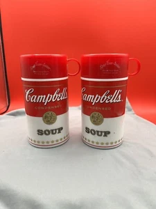Campbell's Soup Thermos. .Set Of 2 - Picture 1 of 3