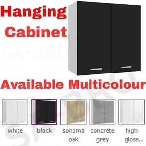 Multicolour Engineered Wood Hanging Cabinet Kitchen Bathroom Storage -60x31x60cm - Picture 1 of 5