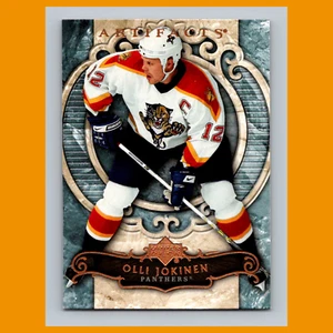 Tarjeta de hockey Olli Jokinen #40 2007 artefactos de cubierta superior Florida Panthers NHL CASI NUEVA - Imagen 1 de 3