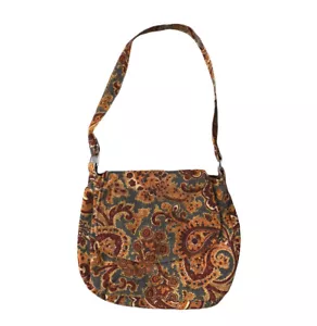 Vintage 70er Jahre Paul B. Stone Paisley Handtasche sehr original Canoga Park Calif 14" - Bild 1 von 8