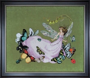 Mirabilia Cross Stitch MD190 Delphine's Butterfly Brigade Semi Kit - Picture 1 of 1