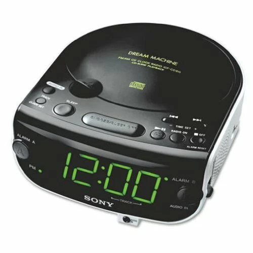 Sony ICF-CD815 AM/FM Stereo CD Clock Radio with Dual Alarm (NEW) - Image 1 of 1