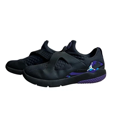 JORDANTRAINER ESSENTIALMen - Negro/Blanco - Púrpura Universitario - Tono Aqua talla 12 Foto 1 de 4