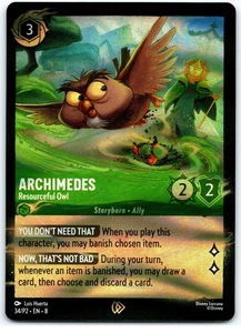 #34/P2 Archimedes - Resourceful Owl PROMO 2025 Illumineer's Quest: Palace Heist - Picture 1 of 2