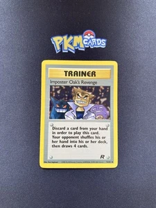 Pokémon TCG Imposter Oak's Revenge Team Rocket 76/82 Regular MP. - Picture 1 of 3