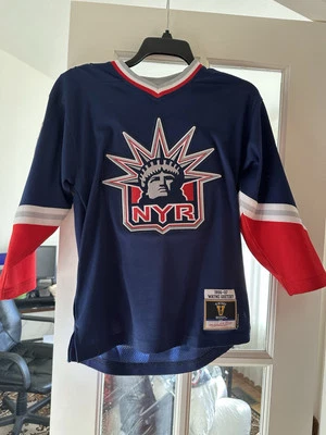 Новая детская футболка New York Rangers Gretzky Mitchell & Ness молодежная маленькая  - Изображение 1 из 4