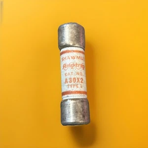 🔥(AN) 7 x Mersen Amp‑Trap A30X2‑1 2 Amp 300V Semiconductor Fast‑Acting Fuse - Picture 1 of 4