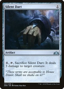 Silent Dart 2x FOIL GRN MTG Guilds of Ravnica Uncommon MINT artifact - Picture 1 of 1
