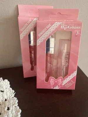 ROMANTIC RAIN brillo de labios y brillo de labios esponja aplicador y bálsamo ¡NUEVO! Foto 1 de 2