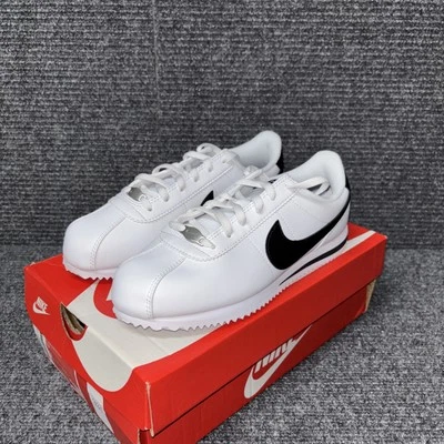 Nike Cortez Leather GS White Black OG DM0950-108 sz 4.5Y = 6 Women's - Image 1 of 4