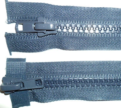 ZIP NAVY 24"/61CM CHUNKY TEETH PLASTIC, TWO WAY, OPEN END, NUMBER 8, HEAVY DUTY - Image 1 of 3