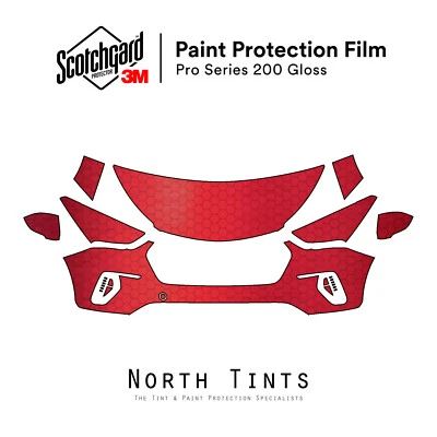 Sujetador transparente con protección de pintura precortada serie 3M PRO PPF para Hyundai Santa Fe XL 2019 Foto 1 de 4