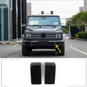 ABS Black Front Bumper Insert Cover Decorate Trim For Benz G Class W463 19-2020 - Imagen 1 de 12