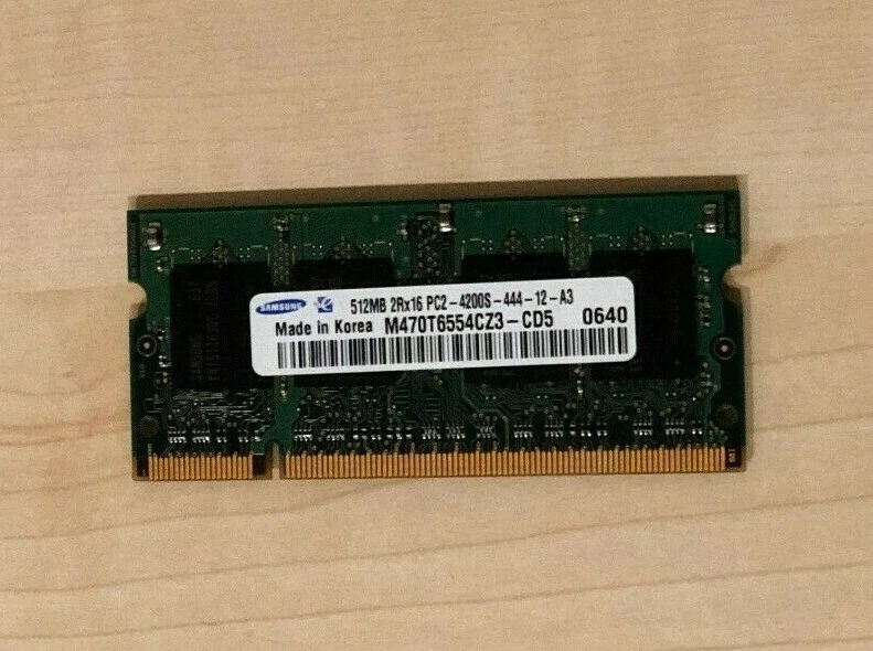 Samsung 512Mb 2Rx16 PC2-4200S - Image 1 of 1