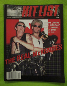 Punk Garage HIT LIST Magazine Vol. 3 #2 2001 VRAI AIMANT MONSTRE MCKENZIES