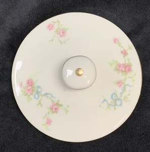 Tapa de repuesto vintage Haviland China Rosanne azucarero - Imagen 1 de 9