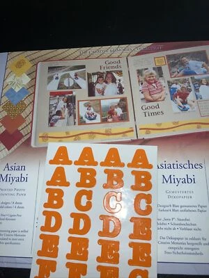 creative memories asian paperpack plus letters and vintage deseigns - Image 1 of 4