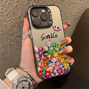 Case For iPhone 16 Pro Max 15 14 13 12 11 XS XR 7 8 Colorful Flowers Phone Cover - Picture 1 of 11