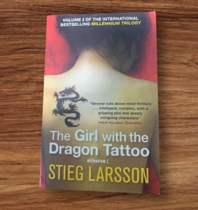 The Girl With the Dragon Tattoo by Stieg Larsson- Paperback Book Fiction - Picture 1 of 2