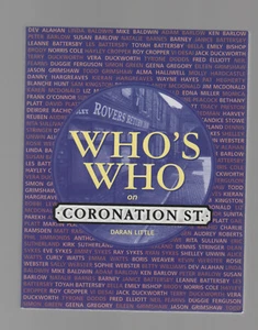 DARAN LITTLE pb Who' Who on Coronation Street VINTAGE - Foto 1 di 1
