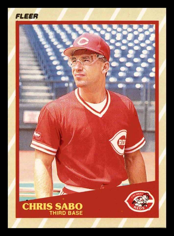 1989 Fleer SuperStars Chris Sabo #35 Cincinnati Reds Mint - Image 1 of 2