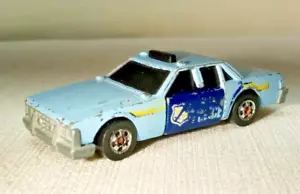 Mattel Hot Wheels 1983 Crack-Ups State Police Baby Blue Car - Picture 1 of 7