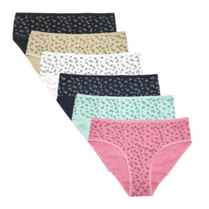 Lote de 3 o 6 piezas calzoncillos completos de algodón de corte alto sexy calzoncillos bragas calzoncillos - Imagen 1 de 9
